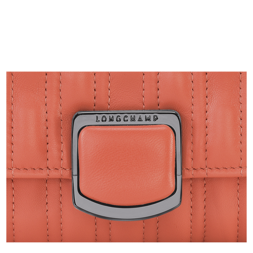 Longchamp Brioche Deri Kadın Cüzdan Pembe | 340-JDZTSN