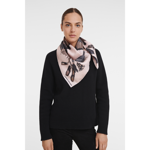 Longchamp Fall-Kışlık 2022 Koleksiyonlar Silk Kadın Silk Scarves Turuncu | 697-XKIJST