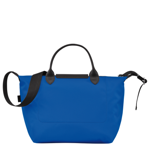 Longchamp Le Pliage Energy M Kanvas, Recycled canvas Kadın El Çantası Mavi | 438-FGLDQC