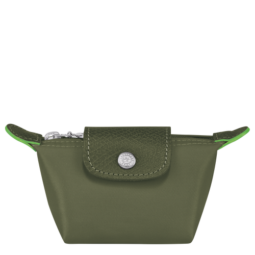 Longchamp Le Pliage Green Kanvas, Recycled canvas Kadın Bozuk Para Cüzdanı Yeşil | 236-SCXPYR