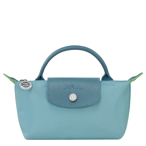 Longchamp Le Pliage Green Kanvas, Recycled canvas Kadın Kese Çanta Mavi | 563-CDRSPM