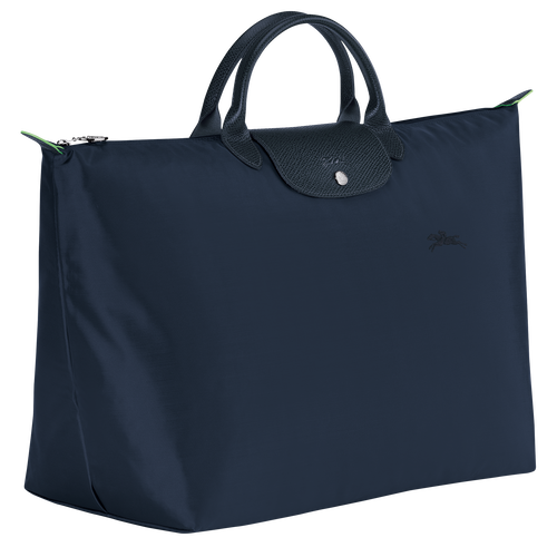 Longchamp Le Pliage Green L Kanvas, Recycled canvas Erkek Seyahat Çantası Mavi | 748-YAODQR