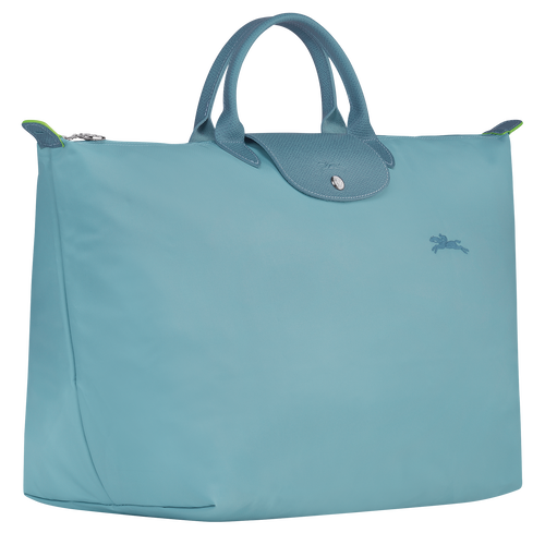 Longchamp Le Pliage Green L Kanvas, Recycled canvas Erkek Seyahat Çantası Mavi | 824-XCSDLM