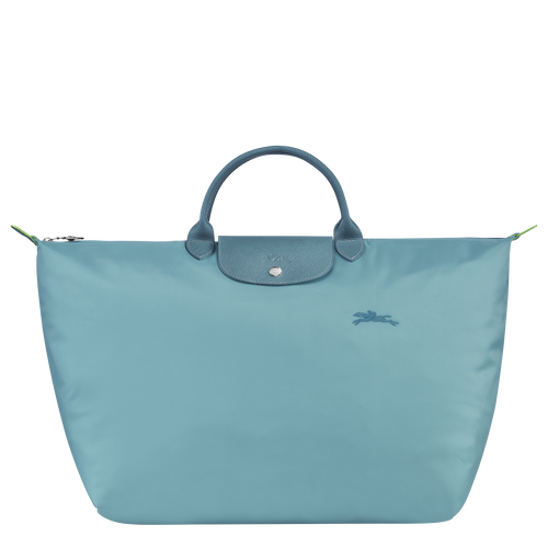 Longchamp Le Pliage Green L Kanvas, Recycled canvas Erkek Seyahat Çantası Mavi | 824-XCSDLM