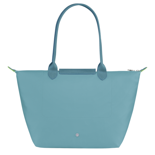 Longchamp Le Pliage Green L Kanvas, Recycled canvas Kadın Omuz Çantası Mavi | 852-RLUNTS