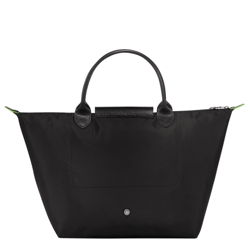 Longchamp Le Pliage Green M Kanvas, Recycled canvas Kadın El Çantası Siyah | 619-OSLWEX