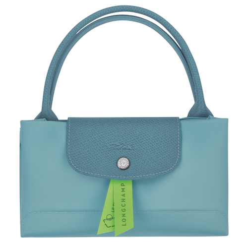 Longchamp Le Pliage Green M Kanvas, Recycled canvas Kadın El Çantası Mavi | 680-OHQURF