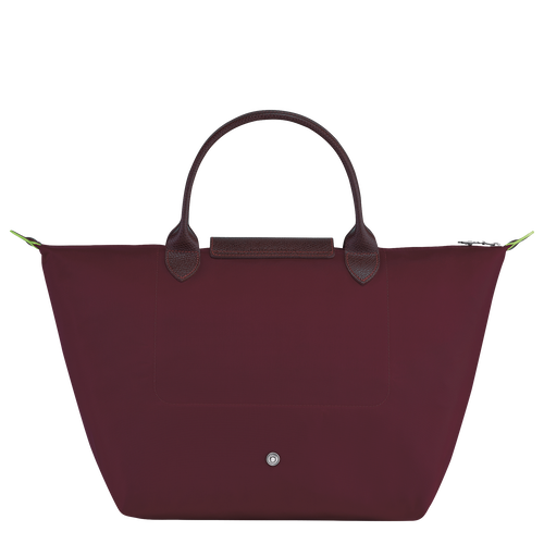 Longchamp Le Pliage Green M Kanvas, Recycled canvas Kadın El Çantası Kırmızı | 841-UYGMQP