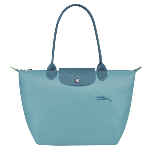 Longchamp Le Pliage Green S Kanvas, Recycled canvas Kadın Omuz Çantası Mavi | 352-FAIJML