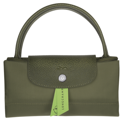 Longchamp Le Pliage Green S Kanvas, Recycled canvas Kadın El Çantası Yeşil | 849-AFPVMI