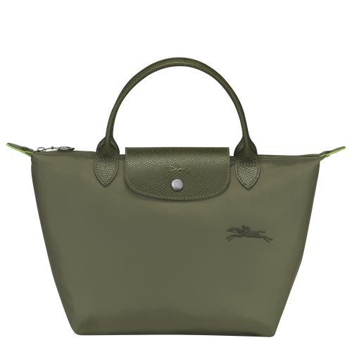 Longchamp Le Pliage Green S Kanvas, Recycled canvas Kadın El Çantası Yeşil | 849-AFPVMI