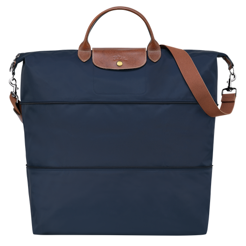 Longchamp Le Pliage Original Kanvas, Recycled canvas Erkek Seyahat Çantası Mavi | 136-WTHAKM