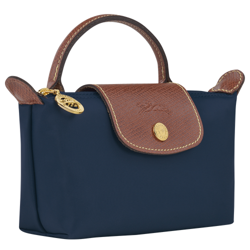 Longchamp Le Pliage Original Kanvas, Recycled canvas Kadın Kese Çanta Mavi | 621-QDRVGB