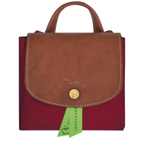 Longchamp Le Pliage Original Kanvas, Recycled canvas Erkek Sırt Çantaları Kırmızı | 623-PQGAYV