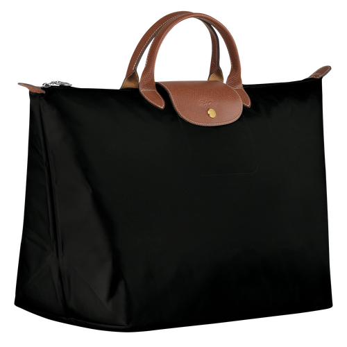 Longchamp Le Pliage Original L Kanvas, Recycled canvas Erkek Seyahat Çantası Siyah | 172-QFZCUK