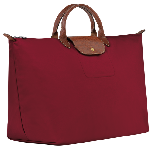 Longchamp Le Pliage Original L Kanvas, Recycled canvas Kadın Seyahat Çantası Kırmızı | 273-PBITYH