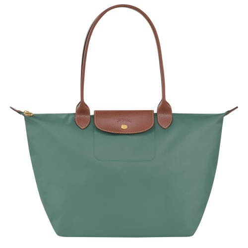 Longchamp Le Pliage Original L Kanvas, Recycled canvas Kadın Omuz Çantası Yeşil | 286-USNEPY