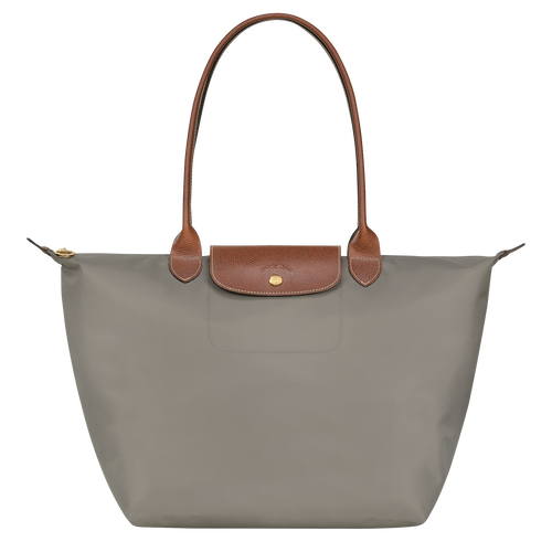 Longchamp Le Pliage Original L Kanvas, Recycled canvas Kadın Omuz Çantası Gri | 381-UAPSBQ