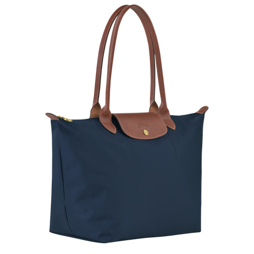 Longchamp Le Pliage Original L Kanvas, Recycled canvas Kadın Omuz Çantası Mavi | 489-EYITRO