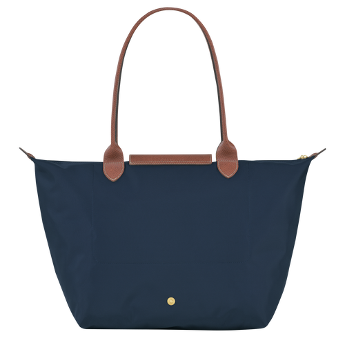 Longchamp Le Pliage Original L Kanvas, Recycled canvas Kadın Omuz Çantası Mavi | 489-EYITRO