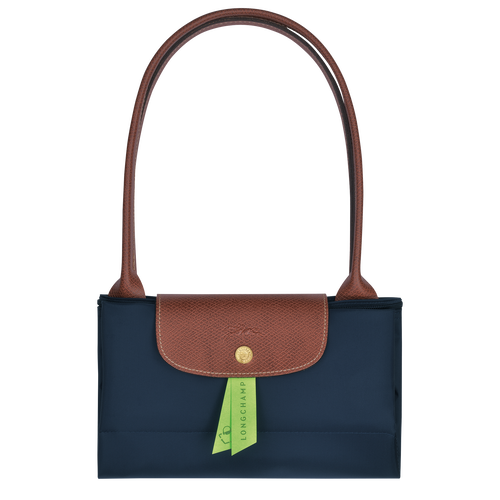 Longchamp Le Pliage Original L Kanvas, Recycled canvas Kadın Omuz Çantası Mavi | 489-EYITRO