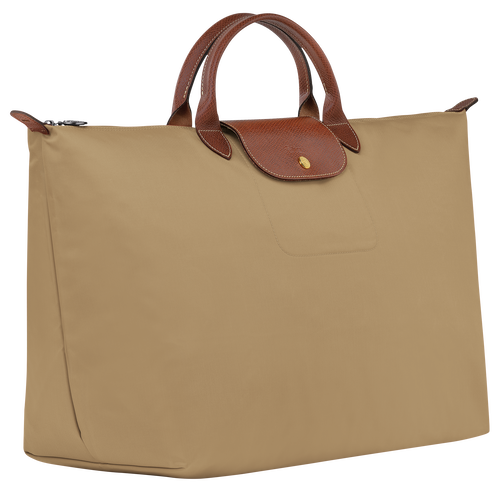 Longchamp Le Pliage Original L Kanvas, Recycled canvas Kadın Seyahat Çantası Bej Rengi | 792-WIUGPQ