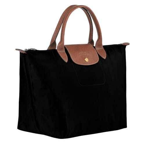 Longchamp Le Pliage Original M Kanvas, Recycled canvas Kadın El Çantası Siyah | 196-FQAXBE