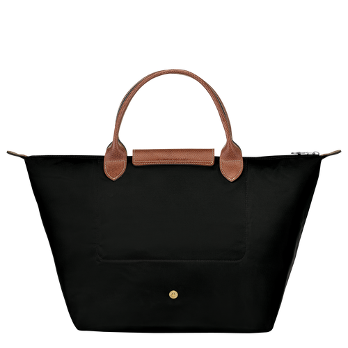 Longchamp Le Pliage Original M Kanvas, Recycled canvas Kadın El Çantası Siyah | 196-FQAXBE