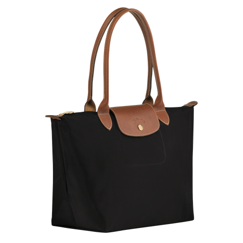 Longchamp Le Pliage Original S Kanvas, Recycled canvas Kadın Omuz Çantası Siyah | 862-RCIKJE