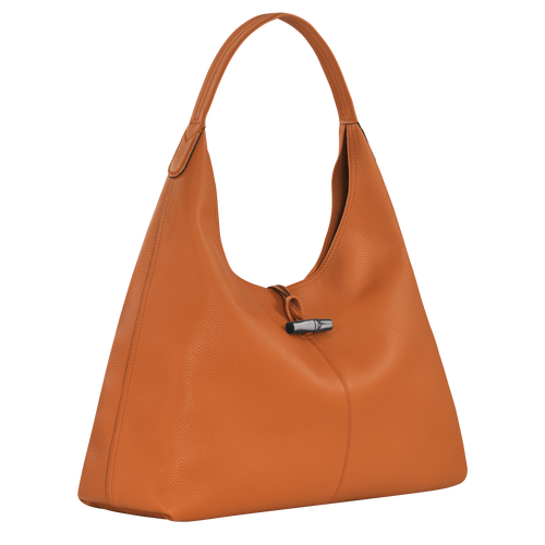 Longchamp Roseau Essential XL Deri Kadın Omuz Çantası Turuncu | 451-KAJXUV