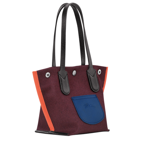 Longchamp Roseau Essential XS Kanvas Kadın Omuz Çantası Kırmızı | 904-CFSRWV