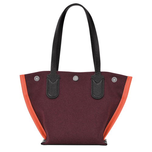 Longchamp Roseau Essential XS Kanvas Kadın Omuz Çantası Kırmızı | 904-CFSRWV