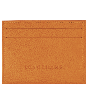 Longchamp Le Foulonné Deri Erkek Kartlık Turuncu | 632-FLXGPJ