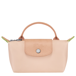 Longchamp Le Pliage Green Kanvas, Recycled canvas Kadın Kese Çanta Pembe | 315-HGXWAC