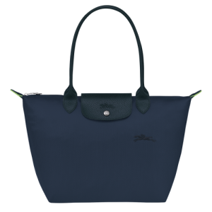 Longchamp Le Pliage Green S Kanvas, Recycled canvas Kadın Omuz Çantası Mavi | 483-MEZDGU