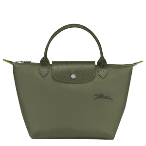 Longchamp Le Pliage Green S Kanvas, Recycled canvas Kadın El Çantası Yeşil | 849-AFPVMI