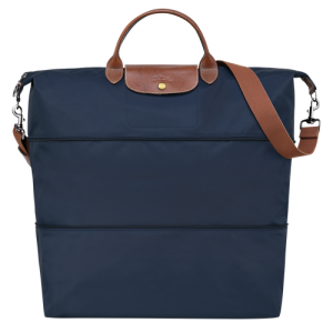 Longchamp Le Pliage Original Kanvas, Recycled canvas Erkek Seyahat Çantası Mavi | 136-WTHAKM