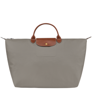 Longchamp Le Pliage Original L Kanvas, Recycled canvas Kadın Seyahat Çantası Gri | 725-XWSYOJ