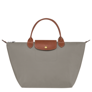 Longchamp Le Pliage Original M Kanvas, Recycled canvas Kadın El Çantası Gri | 562-IEVSOC