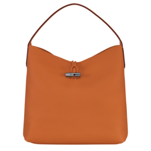 Longchamp Roseau Essential Deri Kadın Omuz Çantası Turuncu | 120-TGMBDA