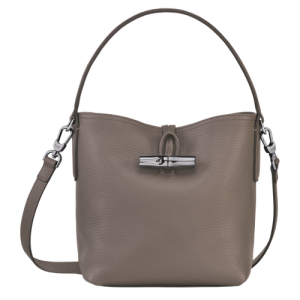 Longchamp Roseau Essential S Deri Kadın Çapraz Askılı Çanta Gri | 326-KZORXL