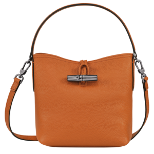 Longchamp Roseau Essential S Deri Kadın Çapraz Askılı Çanta Turuncu | 513-VPENYB